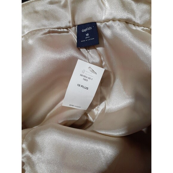 GAP Kids Beige Pink Plaid Wool Blend Girls Shorts 18 Plus - Picture 6 of 7